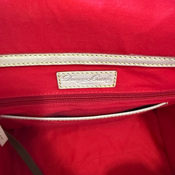 Dooney & Bourke Pink Patent Leather “Janine” satchel with dust cover. - Picture 5 of 7